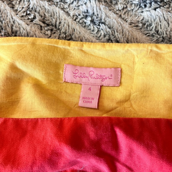 Lilly Pulitzer Red Dress with Colorful Embroidery - Picture 6 of 7